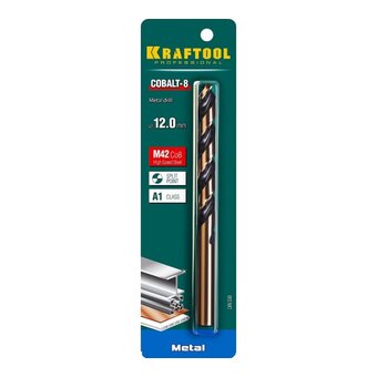  Сверло по металлу Kraftool Cobalt 29656-12 12.0х151мм 