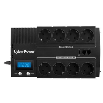  ИБП CyberPower BR1200ELCD 1200VA/720W USB/RJ11/45 (4+4 EURO) 