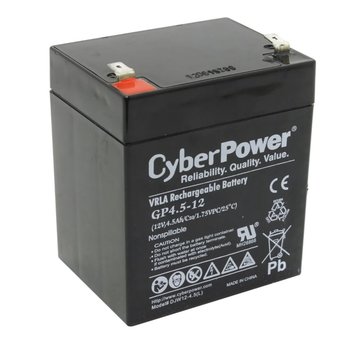  Аккумуляторная батарея CyberPower SS (RС 12-4.5) RС 12-4.5 / 12 В 4,5 Ач 