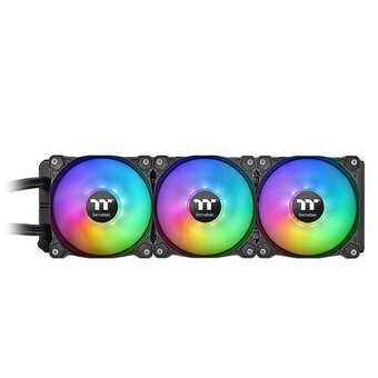  СВО Thermaltake Floe Ultra 360 RGB (CL-W350-PL12SW-A) /All-In-One Liquid Cooling System/Water Block 2.1inch LCD/Fan 120*3 /PWM 500-500rpm 