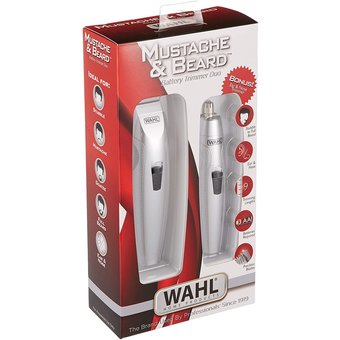  Триммер Wahl Mustache&Beard trimmer серебристый 5606-308 