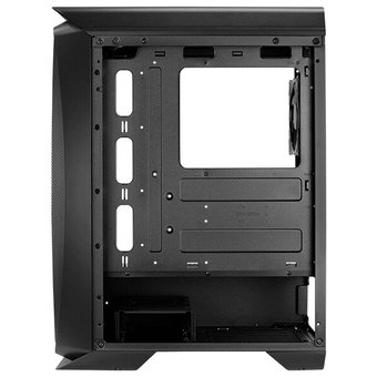  Корпус Aerocool Aero One Mini Eclipse V1 без БП, mATX, боковое окно (закаленное стекло), черный 