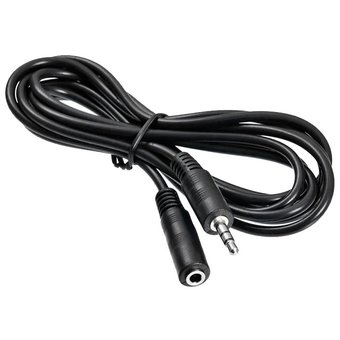  Кабель аудио Ningbo Jack 3.5 (m)/Jack 3.5 (f) 2м черный (JAAC003-2) 