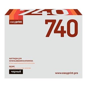  Картридж Easyprint CE740A (LH-740) для HP CLJ CP5225/5225n/5225dn (7000 стр) чёрный, с чипом, восст. 
