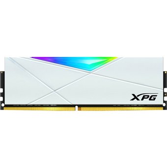  ОЗУ AData 16GB DDR4 3200 DIMM XPG Spectrix D50 RGB White Gaming Memory AX4U320016G16A-SW50 Non-ECC, CL16, 1.35V, Heat Shield, RTL 