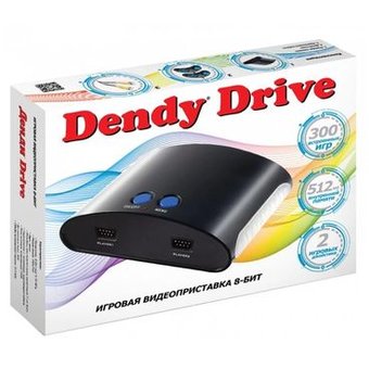  Игровая приставка DENDY Drive - (300 игр) 