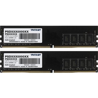  ОЗУ Patriot Memory DDR 4 DIMM 32Gb (16Gbx2) PC25600, 3200Mhz, PATRIOT Signature (PSD432G3200K) (retail) 