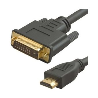  Кабель аудио-видео Lazco WH-141 HDMI (m)/DVI-D(m) 15м Позолоченные контакты черный (WH-141(15M)) 