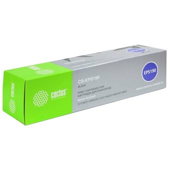  Картридж Cactus (CS-EPS190) для EPSON AcuLaser C1100/C1100N/CX11/CX11N/CX11NF/CX11NFC black, 4000стр 