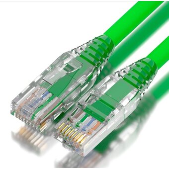  Патч-корд Greenconnect GCR-52618 1.5m LSZH UTP кат.5e, RJ45, зеленый 