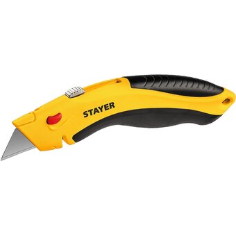  Универсальный нож Stayer Hercules-24 0947 металлический с автостопом 
