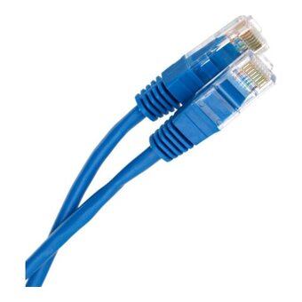  Патчкорд Telecom NA102-L-5M литой UTP кат.5е 5,0м синий 
