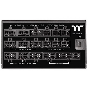  Блок питания Thermaltake Toughpower iRGB Plus (PS-TPI-1650F3FDTE-1) 1650W/Fully Modular/Riing Duo/Full Range/Digital/80 Plus Titanium/EU 