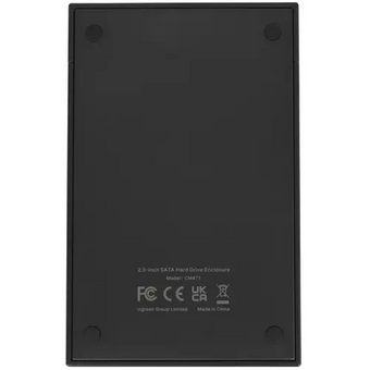  Бокс UGREEN CM471 30725 2.5 Inch Hard Drive Enclosure with Micro USB to USB-A Cable 5G Black 