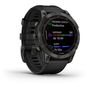  Smart-часы Garmin Fenix 7 Saphire Solar / Carbon - Gray (010-02540-21) 