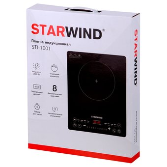  Плита Starwind STI-1001 черный 
