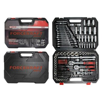  Набор инструментов ForceKraft FK-38841 (47292) 1/4''3/8''1/2'' 216 предметов 
