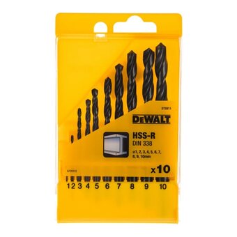  Набор сверл Dewalt DT5911-QZ 10шт,ф1-10мм 