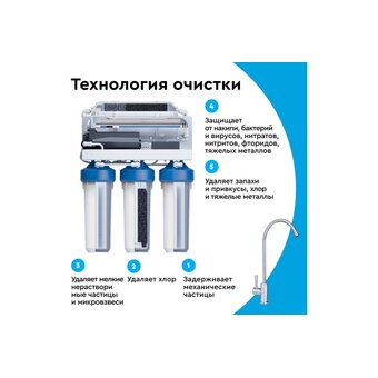  Осмотическая система Барьер Профи Осмо 100 Boost Н151Р02 с насосом 