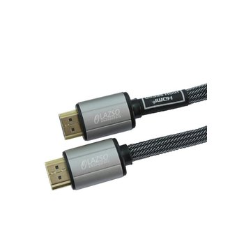  Кабель аудио-видео LAZSO WH-111 HDMI (m)/HDMI (m) 3м Позолоченные контакты черный (WH-111(3M)) 