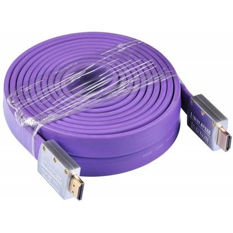  Кабель аудио-видео Buro HDMI 1.4 HDMI (m)/HDMI (m) 5м черный (HDMI 19M-19M V1.4 FL) 