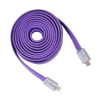  Кабель аудио-видео Buro HDMI 1.4 HDMI (m)/HDMI (m) 5м черный (HDMI 19M-19M V1.4 FL) 