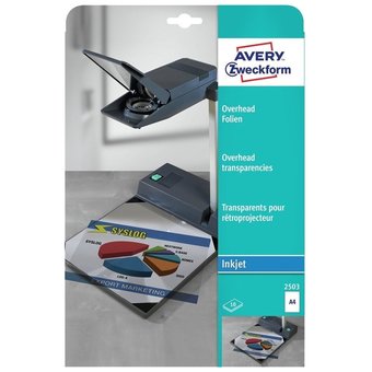  Пленка Avery Zweckform 2503 A4/10л./прозрачный для струйной печати 