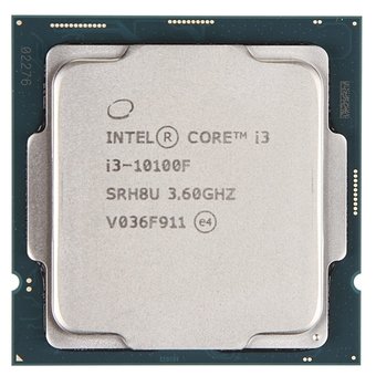  Процессор Intel Socket 1200 Core i3-10100F (3.6Ghz/6Mb) tray (CM8070104291318 SRH8U) 