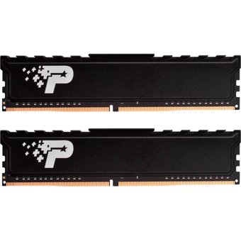  ОЗУ Patriot Memory DDR 4 DIMM 16Gb (8Gbx2) PC21300, 2666Mhz, PATRIOT SL Premium (PSP416G2666KH1) (retail) 