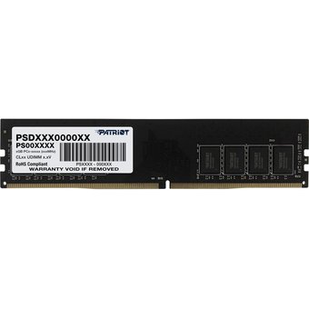  ОЗУ PATRIOT PSD416G320081 Signature Line DDR4 Module capacity 16Гб 3200 МГц Множитель частоты шины 22 1.2 В 