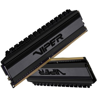  ОЗУ PATRIOT PVB432G360C8K Viper 4 Gaming DDR4 Общий объём памяти 32Гб Module capacity 16Гб Количество 2 3600 МГц Множитель частоты шины 18 1.35 В черн 