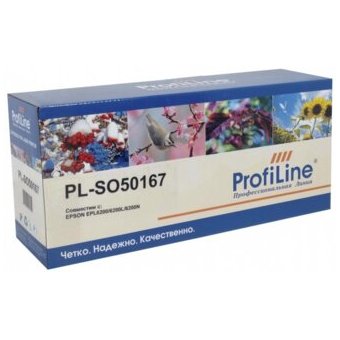  Картридж Profiline PL-S050167 для принтеров Epson EPL 6200/6200L 3000 копий 