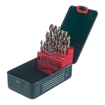  Набор сверл Metabo 627154000 по металлу (25пред.) для дрелей 