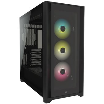  Корпус Corsair iCUE 5000X RGB CC-9011212-WW Tempered Glass Mid-Tower Smart Case, Black 