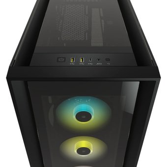  Корпус Corsair iCUE 5000X RGB CC-9011212-WW Tempered Glass Mid-Tower Smart Case, Black 