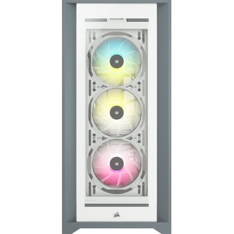  Корпус Corsair iCUE 5000X RGB CC-9011213-WW Tempered Glass Mid-Tower Smart Case, White 