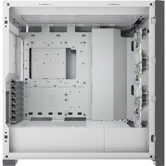  Корпус Corsair iCUE 5000X RGB CC-9011213-WW Tempered Glass Mid-Tower Smart Case, White 
