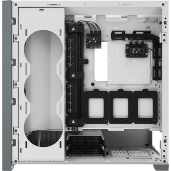  Корпус Corsair iCUE 5000X RGB CC-9011213-WW Tempered Glass Mid-Tower Smart Case, White 