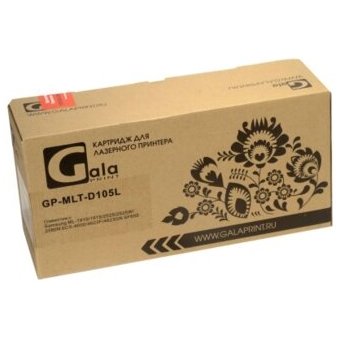  Картридж GalaPrint GP-MLT-D105L для принтеров Samsung ML-1910/1915/2525/2525W/2580N SCX-4600/4623F/4623GN SF650 2500 копий 