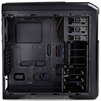  Корпус Deepcool Kendomen TI, ATX, mATX, Mini-ITX, Midi-Tower, сталь, без БП, 3xUSB на лицевой панели, 200x486x491 мм, 5.76 кг, черный 