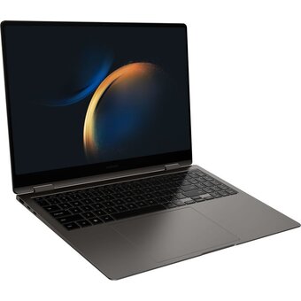  Ноутбук Samsung Galaxy Book 3 Pro 360 NP960 (NP960QFG-KA3IN) i7 1360P 16Gb SSD1Tb Intel Iris Xe graphics 16" AMOLED Touch 3K Win11 H dk.grey 