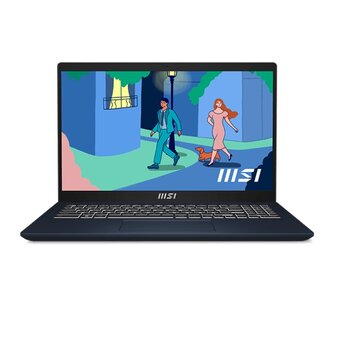  Ноутбук MSI MS-15H1 Modern 15 B12MO-656XBY (9S7-15H114-656) 15.6" FHD IPS 60Hz/i5-1235U/16GB/SSD512GB/Intel Iris Xe/White Backlit/DOS/Star Blue 