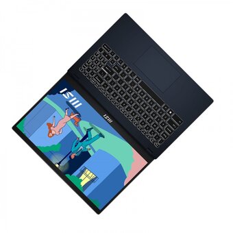  Ноутбук MSI MS-15H1 Modern 15 B12MO-656XBY (9S7-15H114-656) 15.6" FHD IPS 60Hz/i5-1235U/16GB/SSD512GB/Intel Iris Xe/White Backlit/DOS/Star Blue 