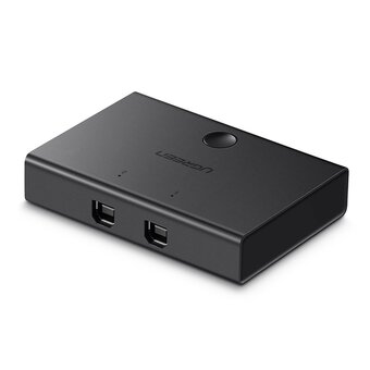  Разветвитель UGREEN US158 30345 USB 2.0 Sharing S Witch 2x1 Black 