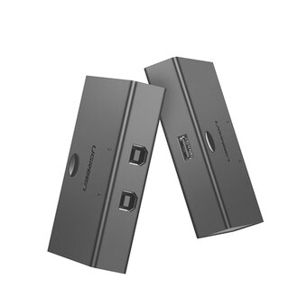  Разветвитель UGREEN US158 30345 USB 2.0 Sharing S Witch 2x1 Black 