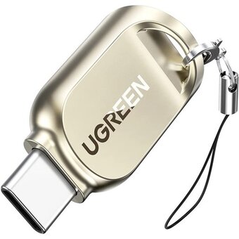  Картридер UGREEN CM331 80124 USB-C to TF Card Reader Light Golden 