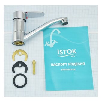  Смеситель для мойки Istok 0402.718 одноручный 