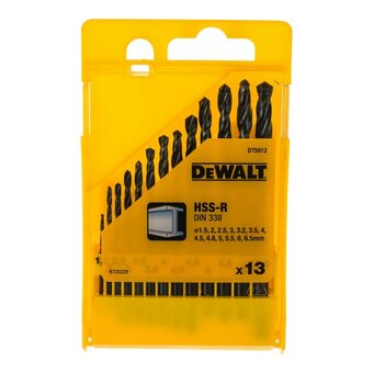  Набор сверл Dewalt DT5912-QZ 13шт,ф1,5-6,5мм 