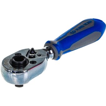  Ключ трещотка KING TONY 276A-04G 1/4", 108 мм, 72 зубца, флажковая, для головок и вставок бит 