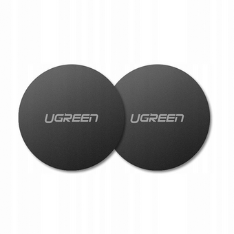  Магнитная пластина UGREEN LP123 30836 Rounded Metal Plate for Magnetic Phone Stand 2 Pack Black 